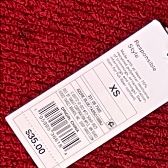 Wild Fable Knit Halter Top Stretchy Bright Blue small Side Slit Mini Dress SzXS - Picture 10 of 12